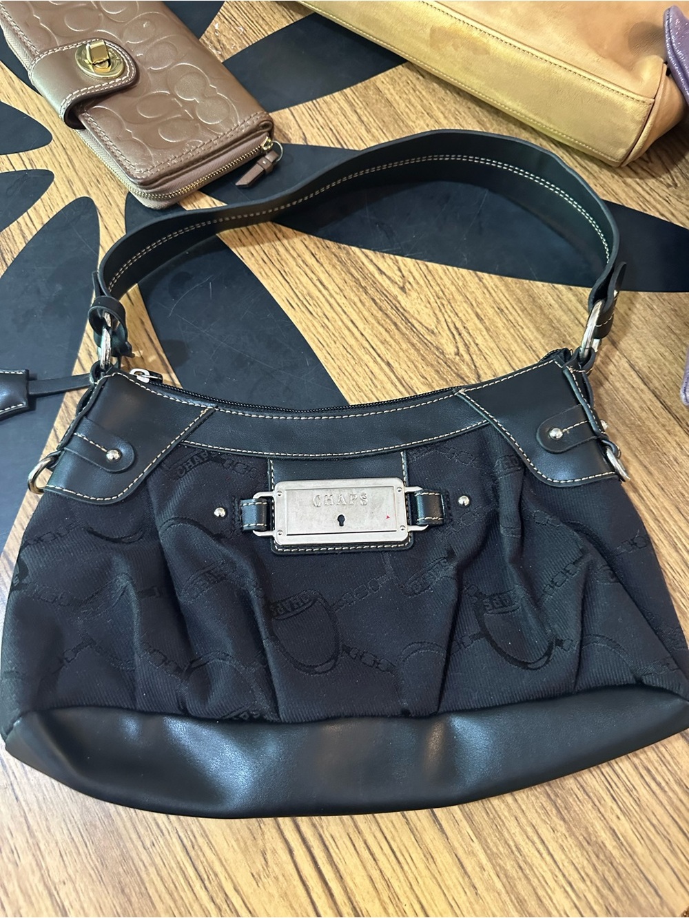 Vintage chaps shoulder bag
